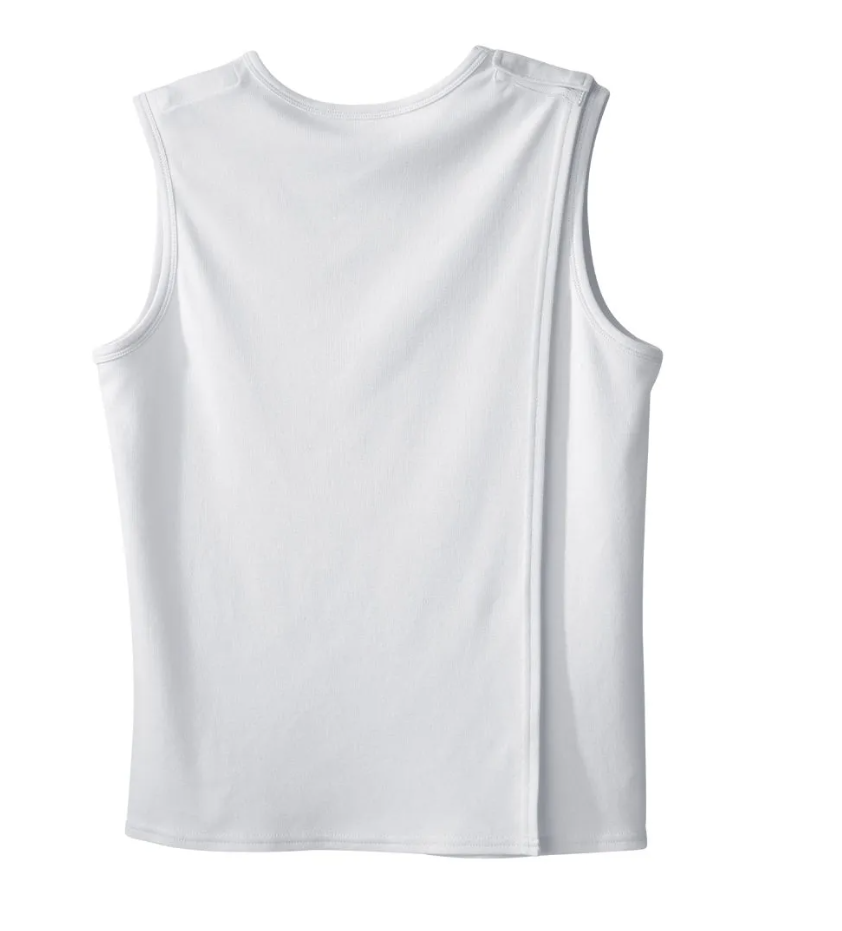 3-Pack Men's Adaptive Sleeveless Undershirts – Easy Dressing & Comfort