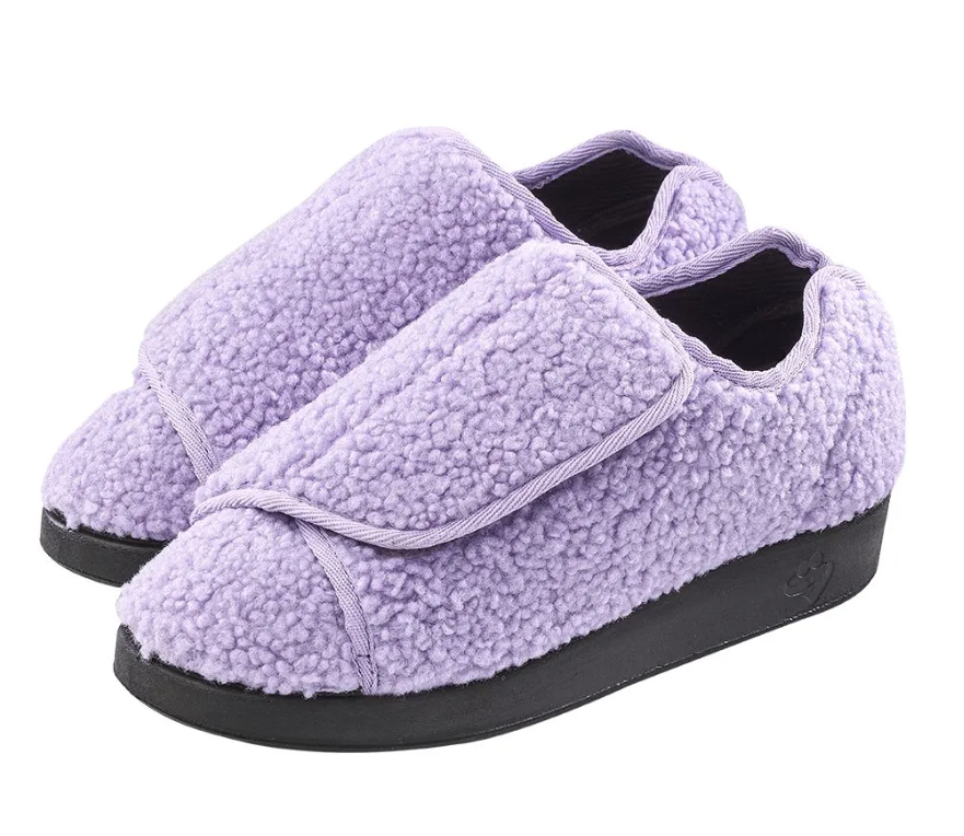 Women's Extra Extra Wide Slippers Antimicrobial