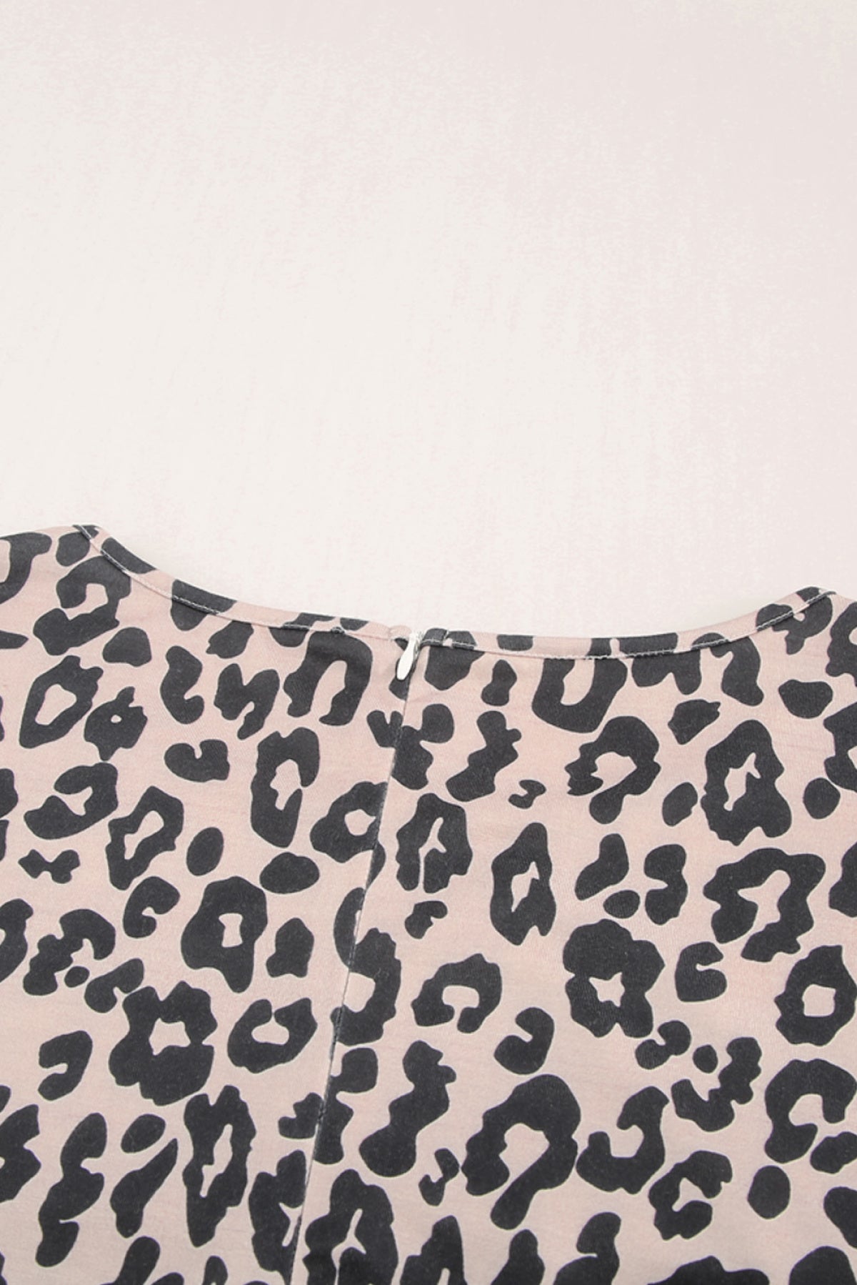 Leopard Print Cut-Out Half Sleeve Plus Size Jumpsuit | Art in Aging