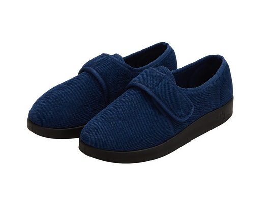 Men's Wide Adjustable Slippers for Swollen Feet | Art in Aging