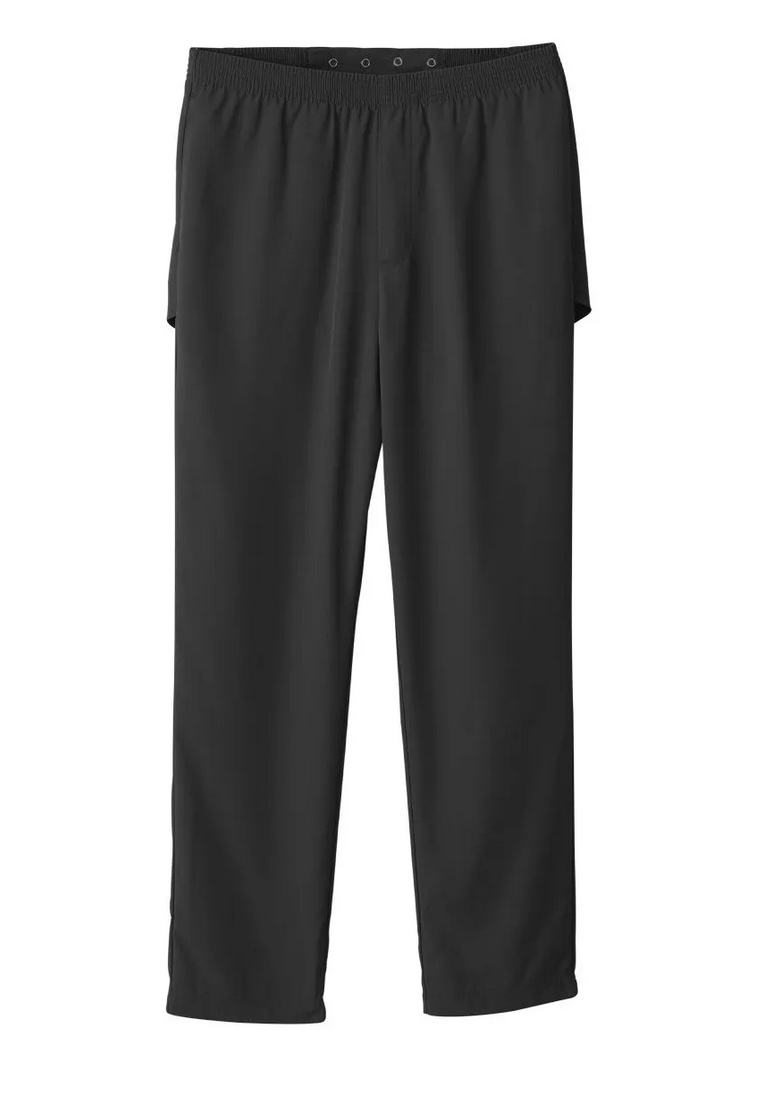 Men's Open Back Pants Gabardine | Art in Aging