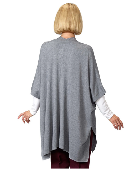 Women's Poncho 3-in-1 With Shawl & Scarf | Art in Aging