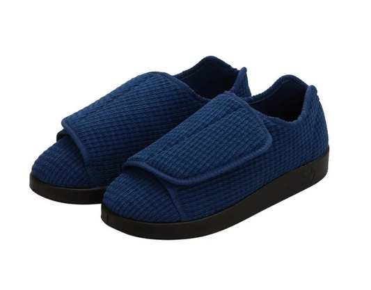 Mens Extra Extra Wide Slip Resistant Slippers | Art in Aging