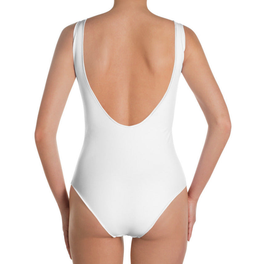 Salt & Pepper on Top One-Piece Swimsuit | Art in Aging