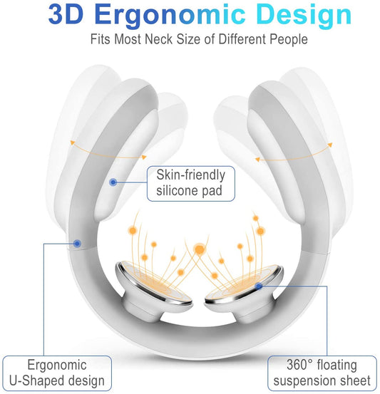 Portable Neck Massager with Heat Cordless | Art in Aging