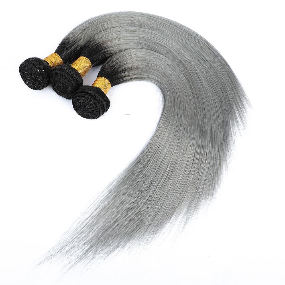 Gray Hair Extensions 10A Grade | Art in Aging