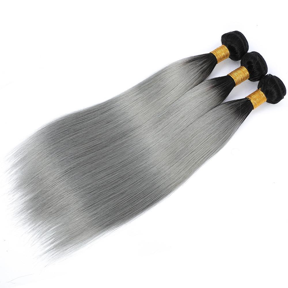 Gray Hair Extensions 10A Grade | Art in Aging