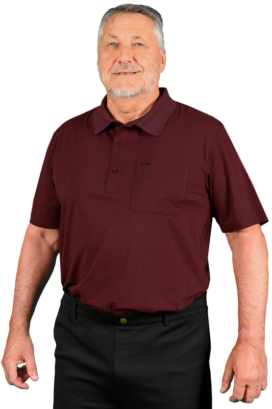 Men's Adaptive Polo Shirt | Art in Aging