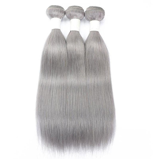 Gray Hair Extensions 10A Grade | Art in Aging