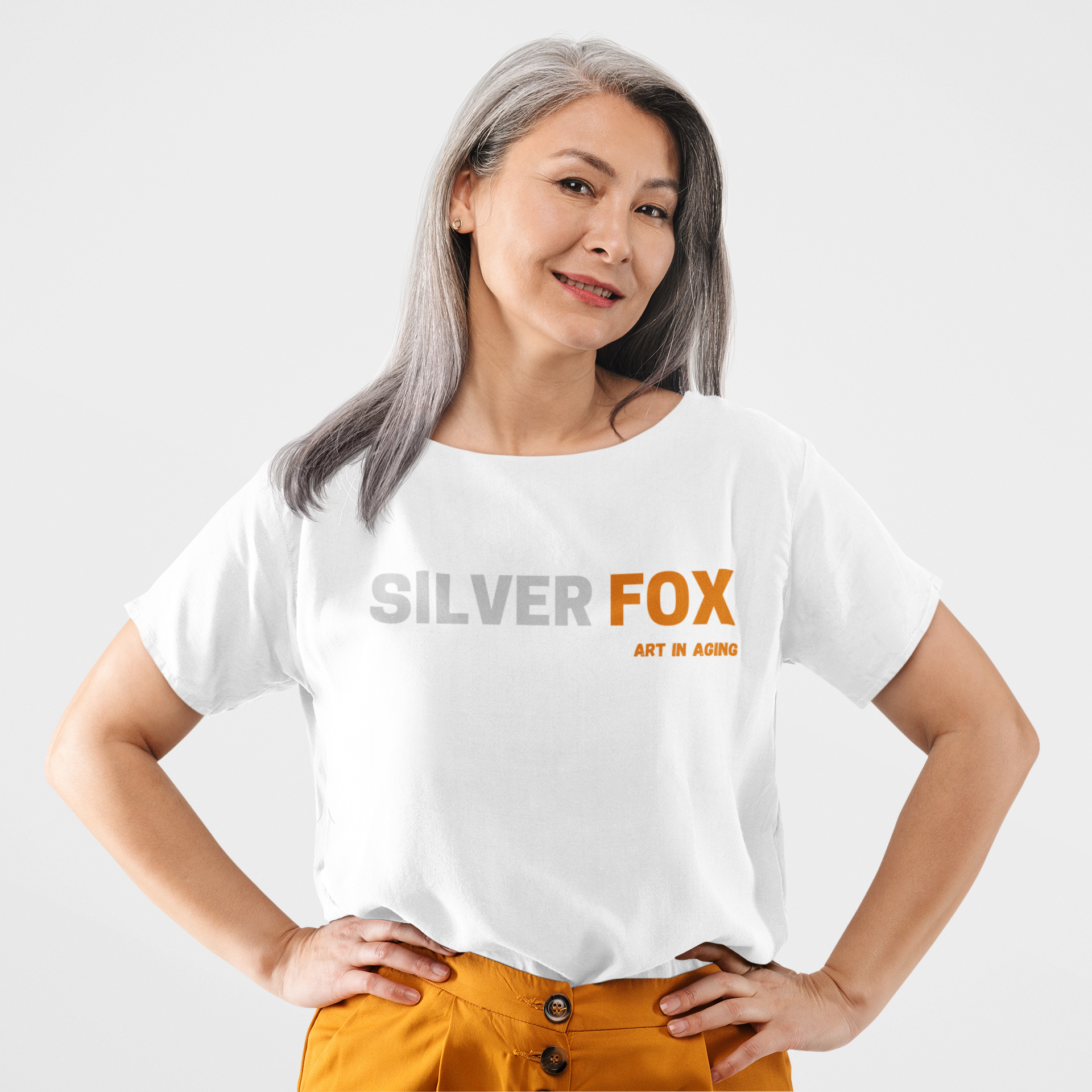 Silver Fox T-Shirt | Art in Aging