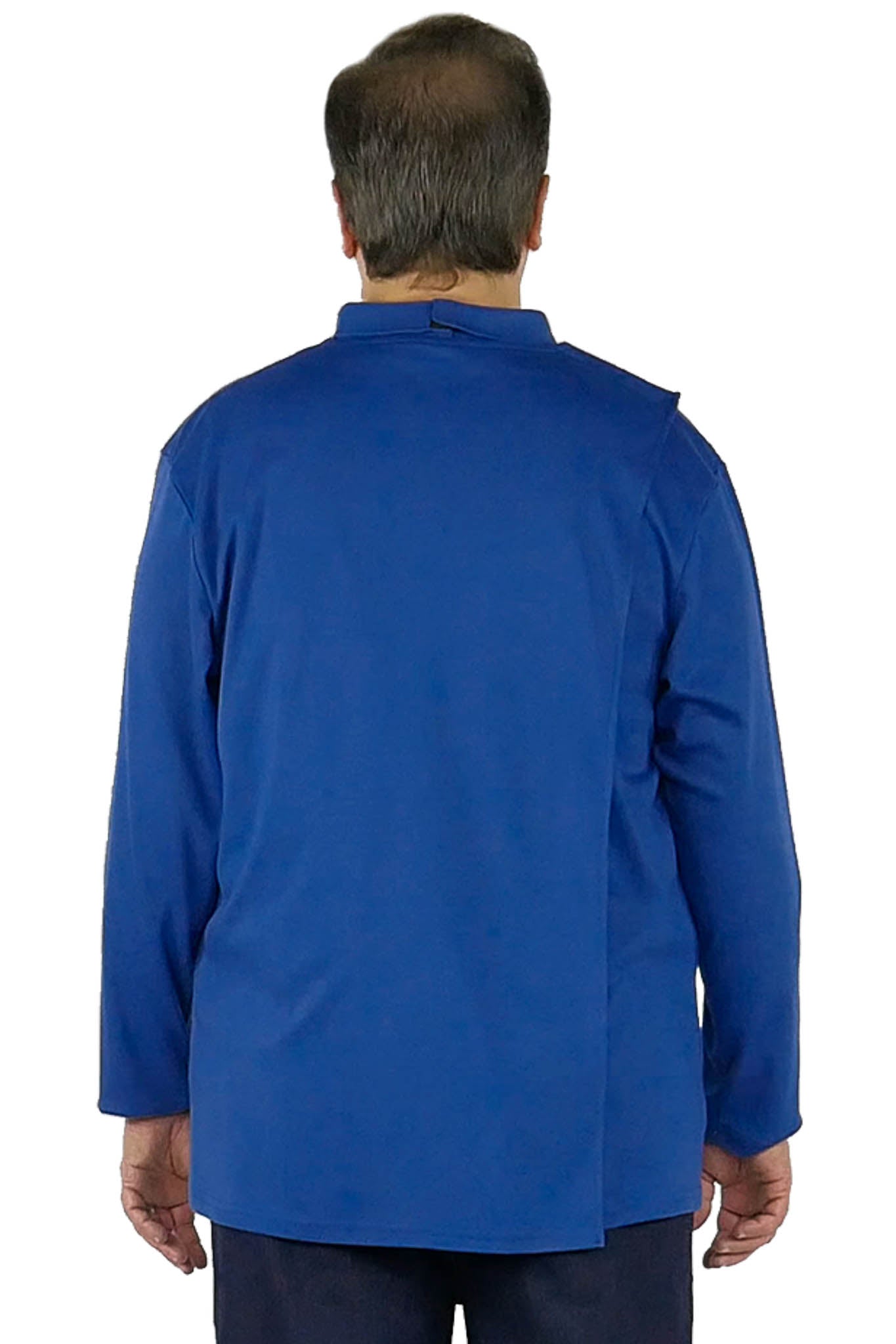 Long-Sleeved Adaptive Polo Shirt for Senior Men | Art in Aging