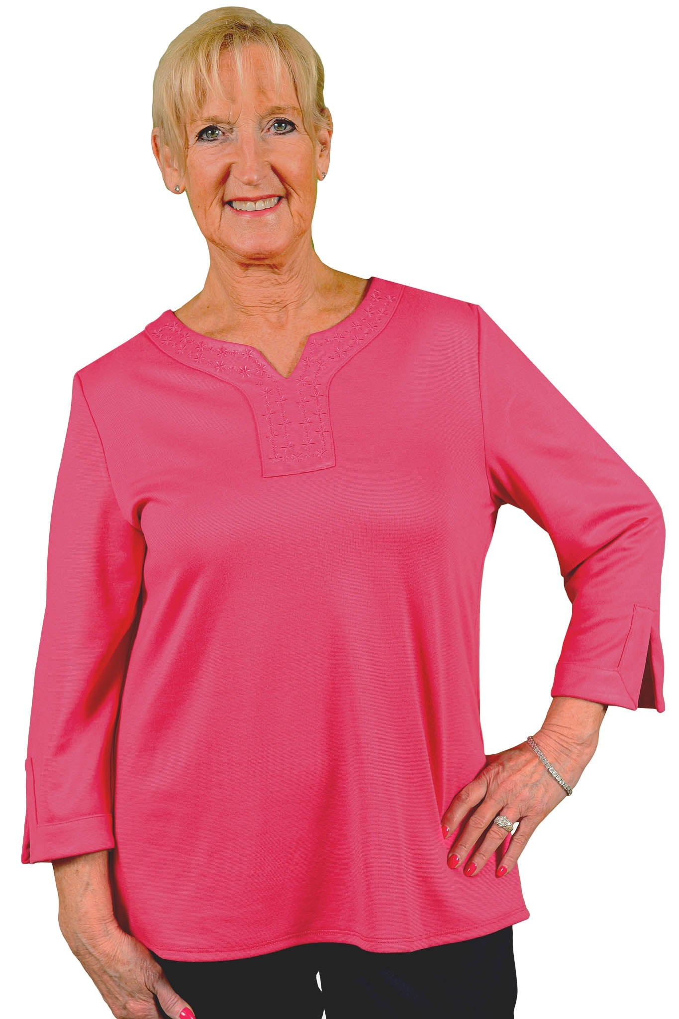 Women's Adaptive Shirt Easy Dressing | Art in Aging