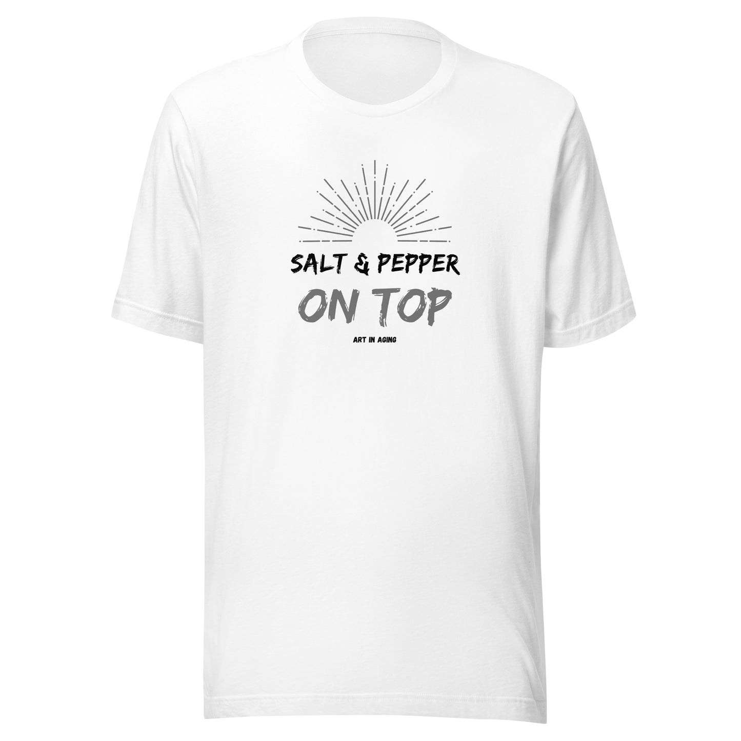 Salt and Pepper on Top T-Shirt | Art in Aging